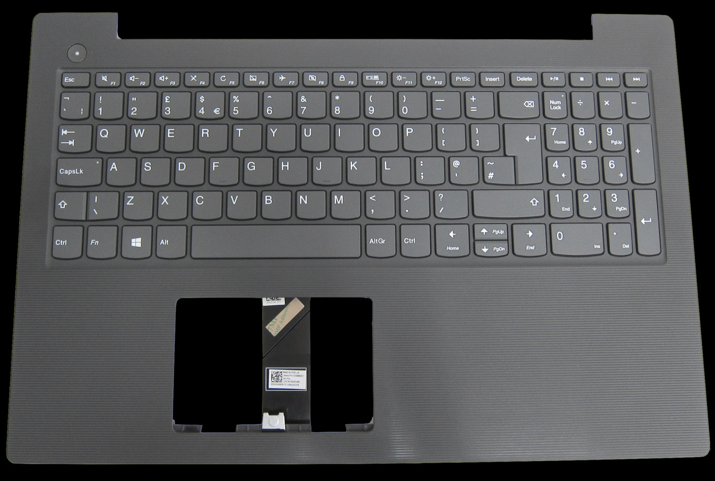 Lenovo V130-15IGM V130-15IKB Keyboard Palmrest Top Cover UK Grey 5CB0R28201