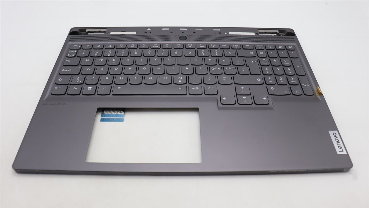 Lenovo Legion S7 16IRH8 Keyboard Palmrest Top Cover Nordic Silver 5CB1L68006