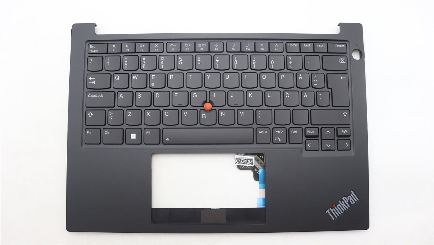 Lenovo ThinkPad E14 Gen 5 s Keyboard Palmrest Top Cover Black Backlit 5M11L60900