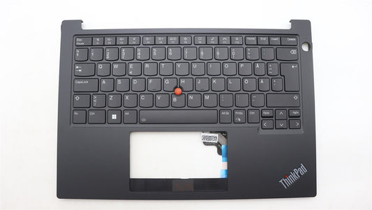Lenovo ThinkPad E14 Gen 5 s Keyboard Palmrest Top Cover Black Backlit 5M11L60900