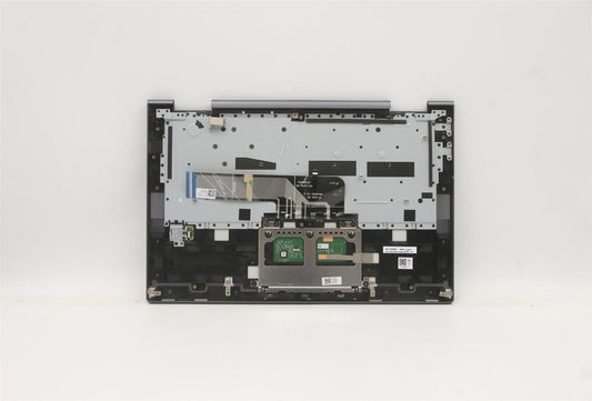 Lenovo Yoga 7-14ITL5 Keyboard Palmrest Top Cover Norwegian Black 5CB1A14284