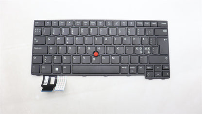 Lenovo ThinkPad L14 Gen 4 T14 Gen 3 T14 Gen 4 Keyboard Nordic Black 5N21D68305