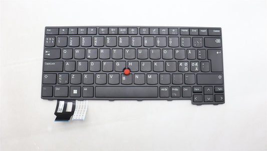 Lenovo ThinkPad L14 Gen 4 T14 Gen 3 T14 Gen 4 Keyboard Nordic Black 5N21D68305