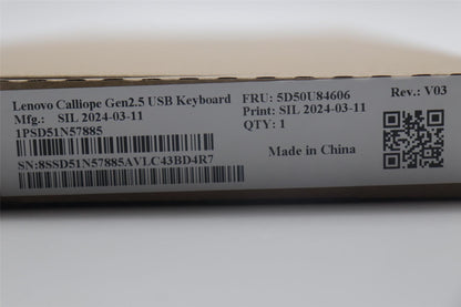 Lenovo DT_KYB Calliope USB G2.5 BK_US-EU 5D50U84606