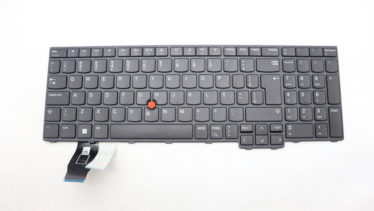 Lenovo CS22 NM TOP,BK-NBL,CHY,BRL Brazilian Portuguese Keyboard 5N21D93653