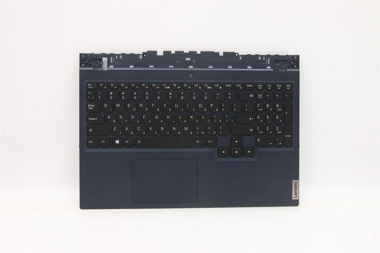 Lenovo 5 15ITH6H Palmrest Cover Touchpad Keyboard Hebrew Phantom Blue 5CB1D05035