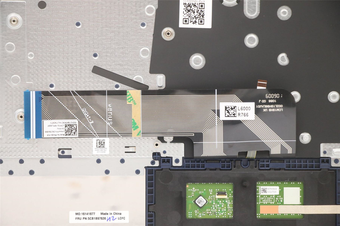 Lenovo Upper Case ASM_POR L82H7 AB FP BLD 5CB1B97636
