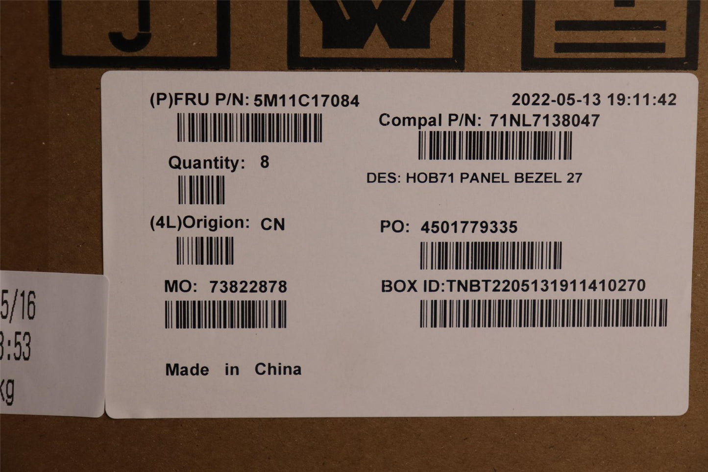 Lenovo MECH_ASM Front deco,A5-27IAP,strom grey 5M11C17084