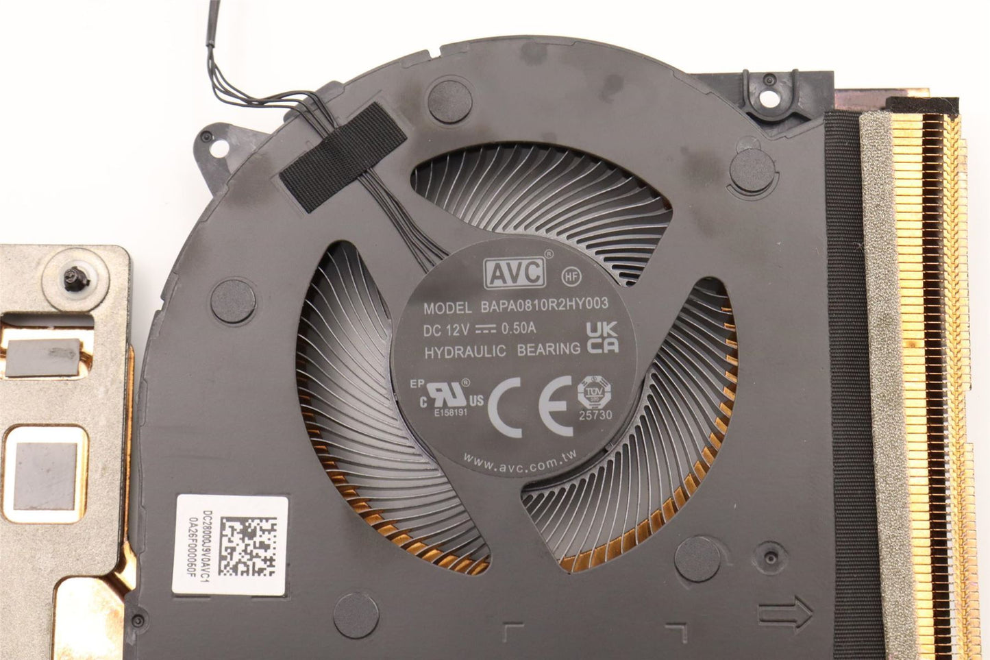 Lenovo Legion 7 16IAX7 Fan Heatsink 5H40S20727