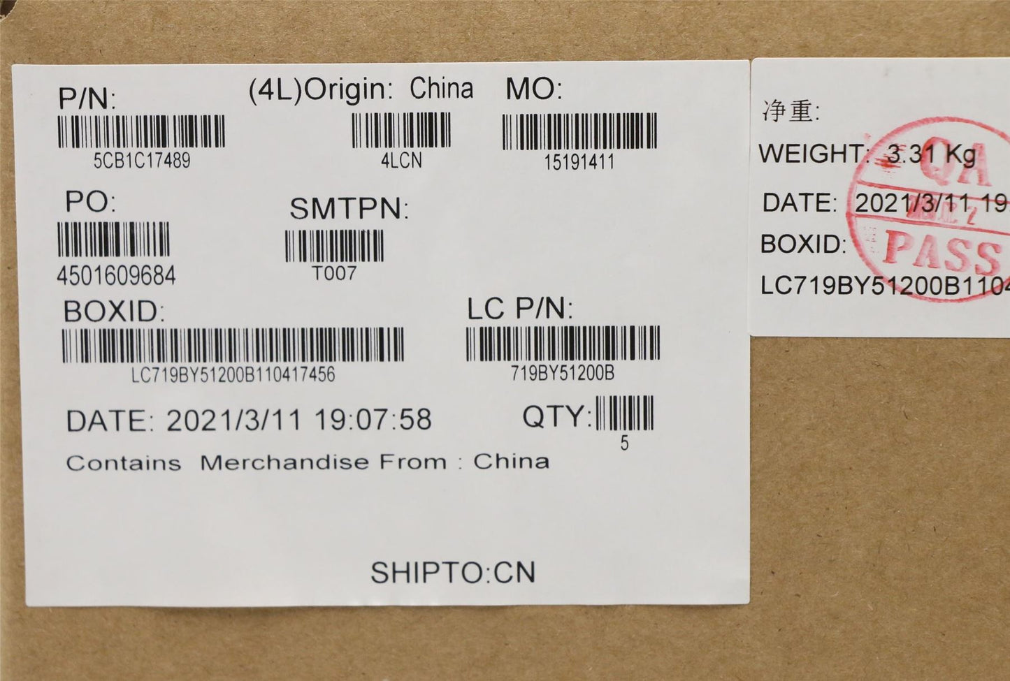 Lenovo Upper Case ASM_ARA L82NA IG 5CB1C17489