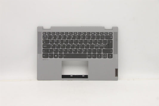 Lenovo IdeaPad 5-14ALC05 Palmrest Cover Keyboard Nordic Grey 5CB1C19342
