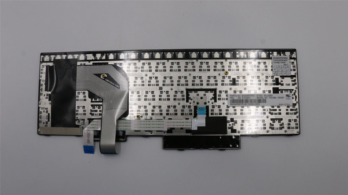 Genuine Lenovo ThinkPad T570 P51s Keyboard Greek Black 01EN941 01ER513