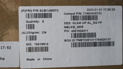 Lenovo UpperCaseASM_GER C82SD ALSG FPNBL 5CB1J08572