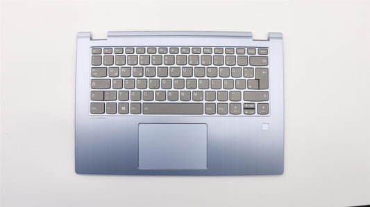 Lenovo Yoga 530-14IKB Keyboard Palmrest Top Cover Greek Blue Backlit 5CB0R08474