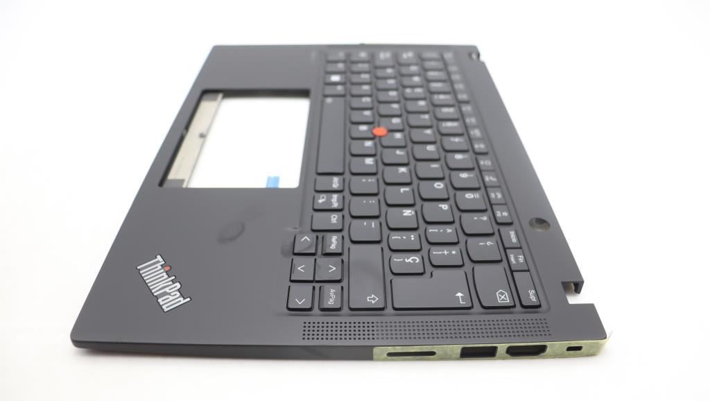 Lenovo ThinkPad X13 Gen 4 Keyboard Palmrest Top Cover Spanish Black 5M11L86267