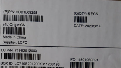 Lenovo Upper Case ASM_ITA L82YU BK 5CB1L09258