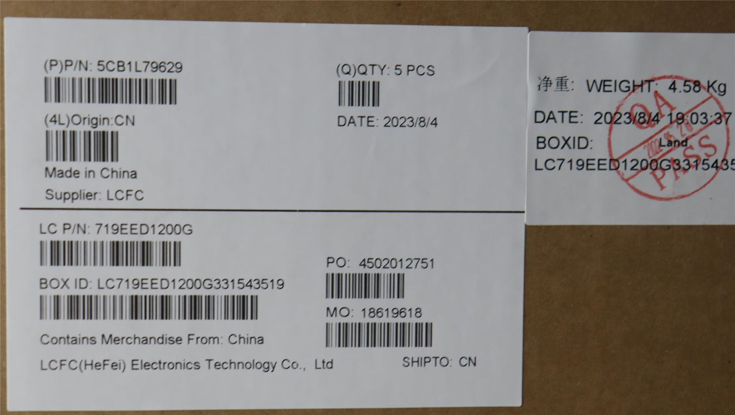 Lenovo COVER Upper Case ASM_GER L83A2 NFP I/G 5CB1L79629
