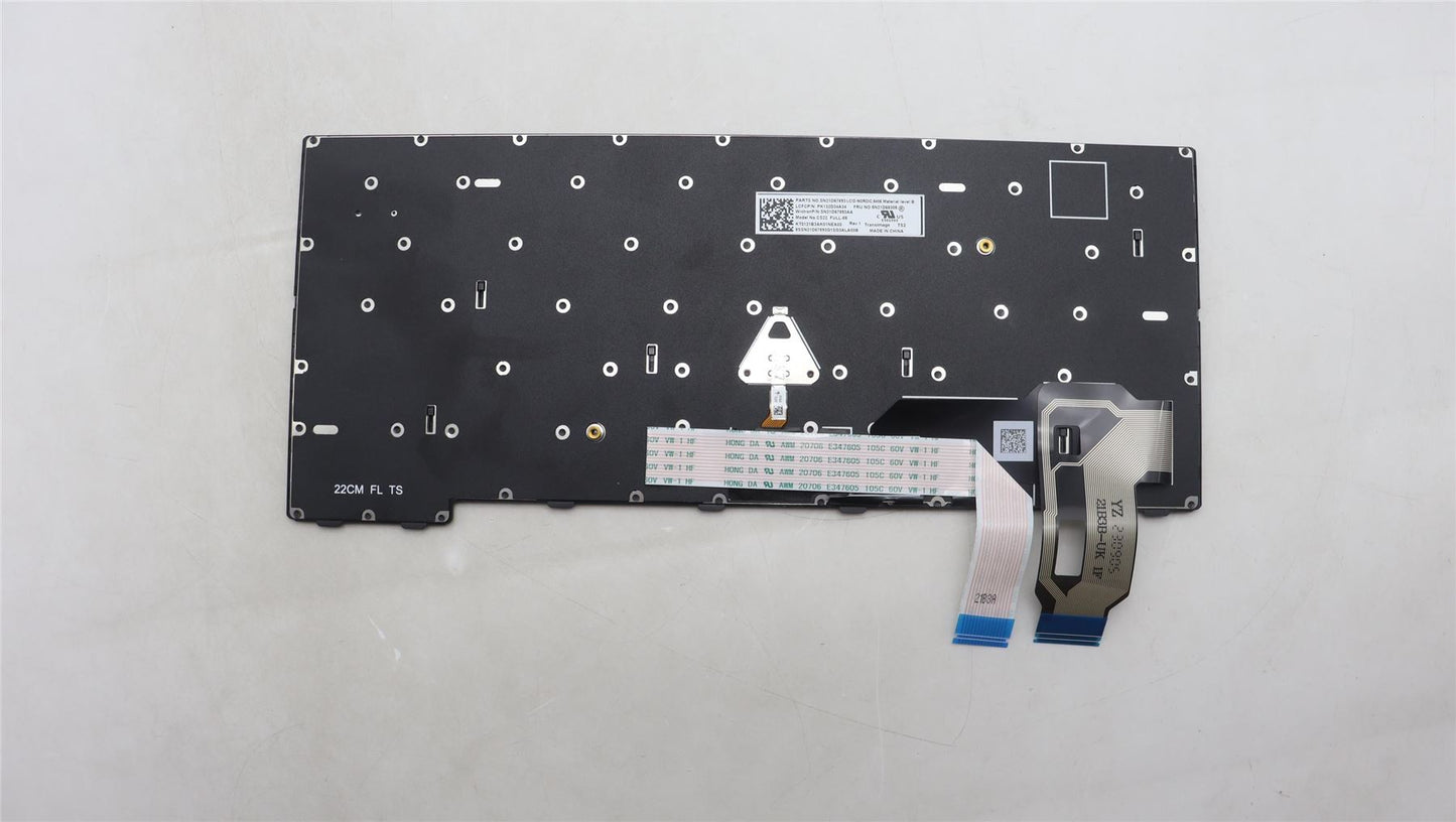 Lenovo ThinkPad L14 Gen 4 T14 Gen 3 T14 Gen 4 Keyboard Nordic Black 5N21D68305