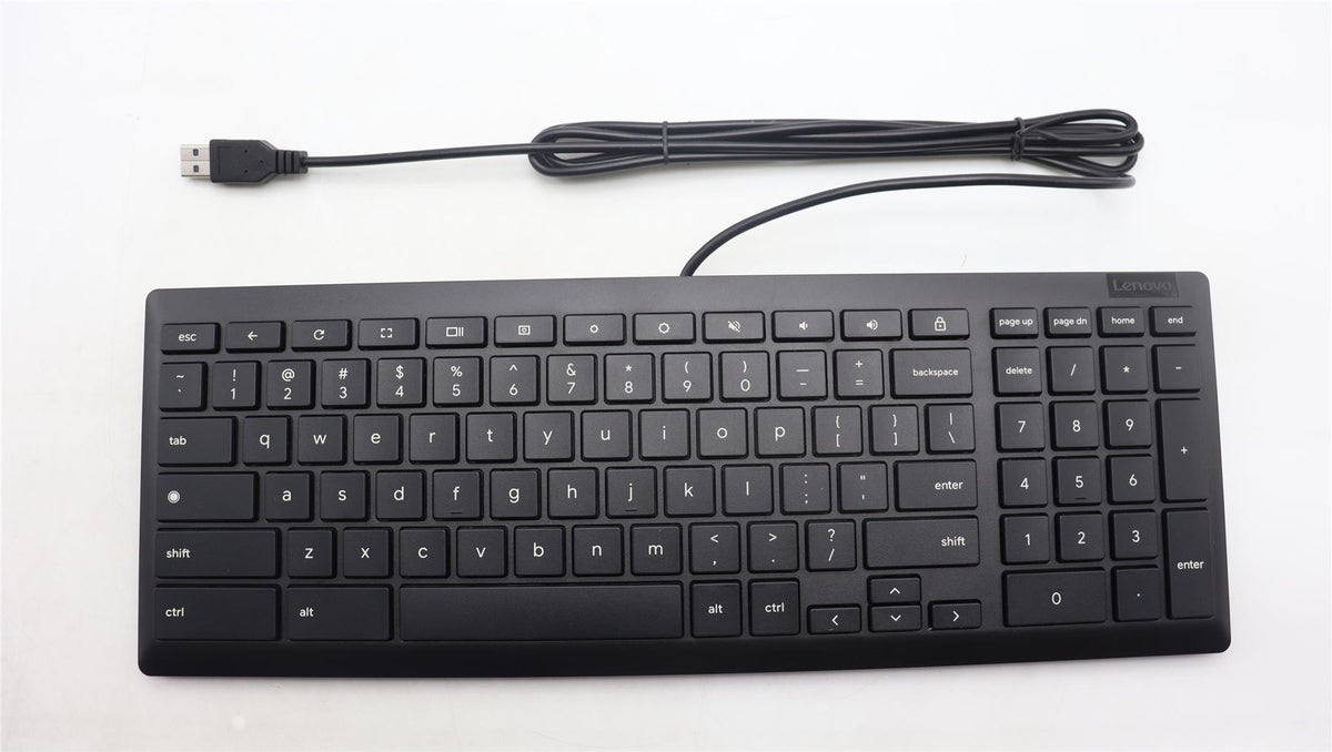 Lenovo DT_KYB Primax Chrome USB KB_Black Eng US English Keyboard 5D51J61959