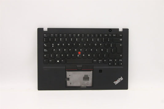 Lenovo ThinkPad T14s Keyboard Palmrest Top Cover Spanish LA Black 5M10Z41684