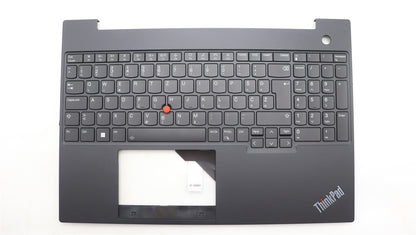 Lenovo ThinkPad E16 Gen 1 Palmrest Cover Keyboard Slovenian Black 5M11J04798