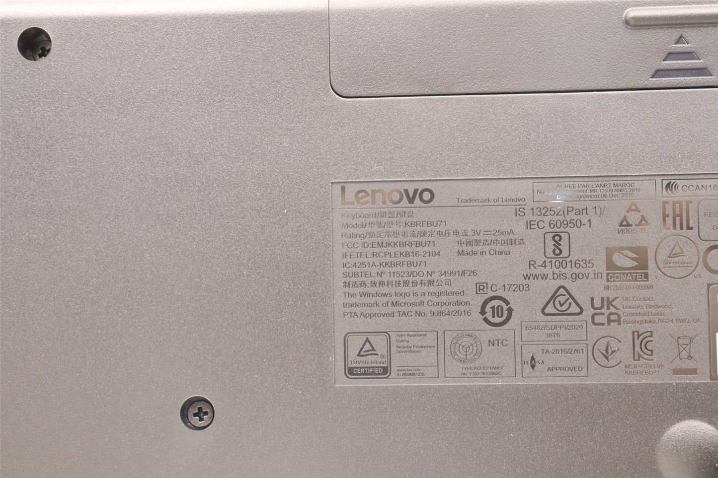 Lenovo WL KM Calliope BK GER 5KM0U87648