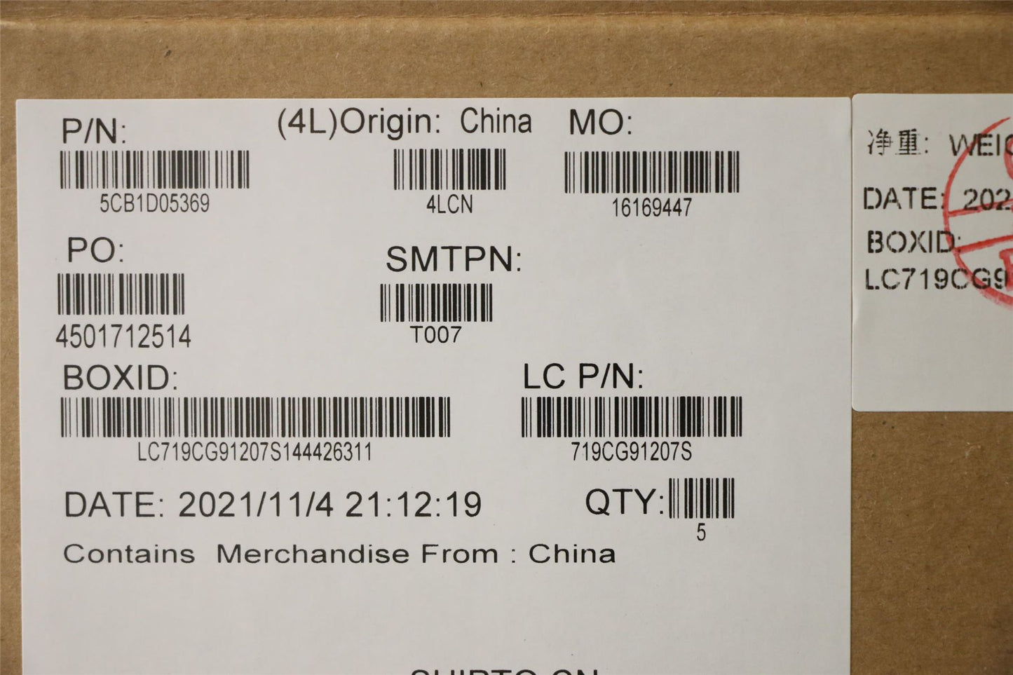 Lenovo Upper Case ASM_FRA L82JD SGw/WHWRF 5CB1D05369