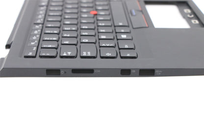 Lenovo Carbon X1 4th Keyboard Palmrest Top Cover Belgian Black Backlit 01AV158
