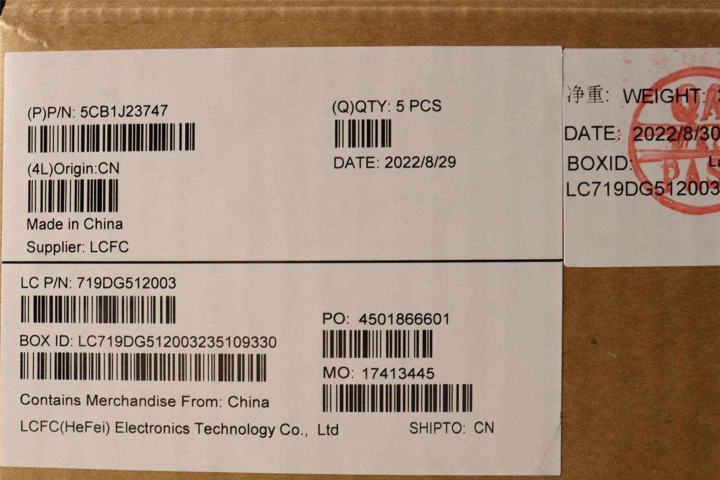 Lenovo ThinkBook 16p G3 ARH Palmrest Cover Touchpad Keyboard 5CB1J23747