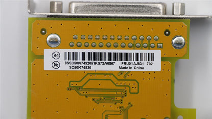 Lenovo M910s S510 DVI LPT Parallel Card Port 01AJ831