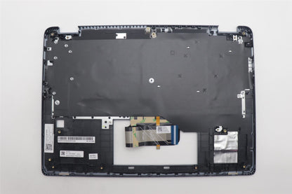 Lenovo IdeaPad 5 14IAU7 Keyboard Palmrest Top Cover Hungarian Blue 5CB1H80023