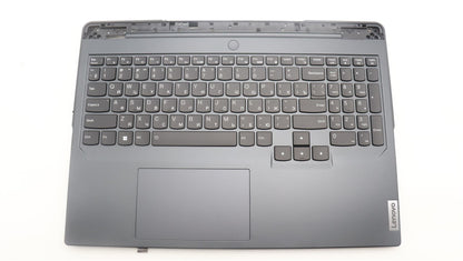 Lenovo Legion 5 16ARX8 Palmrest Cover Touchpad Keyboard Russian 5CB1L54639