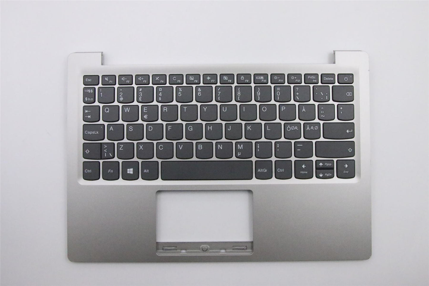 Lenovo Winbook 120S-11IAP Keyboard Palmrest Top Cover Nordic Grey 5CB0P23890