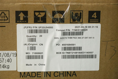 Lenovo 5P20U94980 T-FLEX_360_27.5X7.5X1.5MM,L