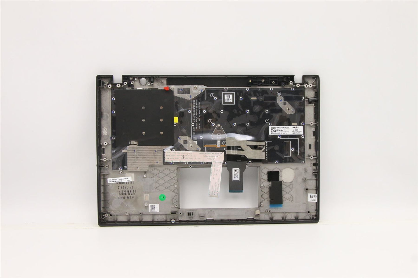 Lenovo ThinkPad T14s Gen 2 Keyboard Palmrest Top Cover Spanish Black 5M11A37260