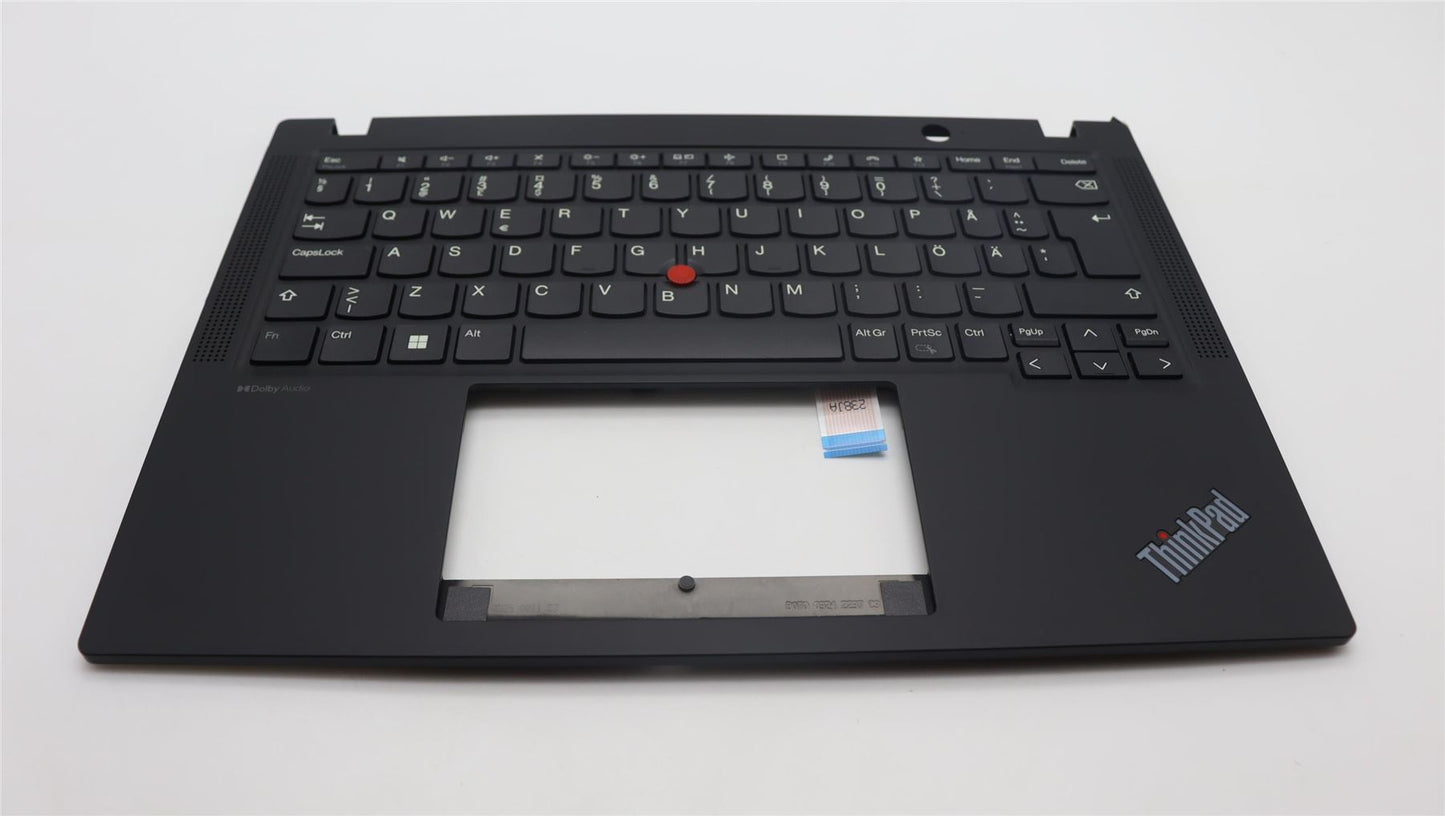 Lenovo ThinkPad X13 Gen 4 Keyboard Palmrest Top Cover Black 5M11H94331