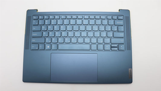 Lenovo Yoga 7 14IRH8 Palmrest Cover Touchpad Keyboard Russian 5CB1L40697