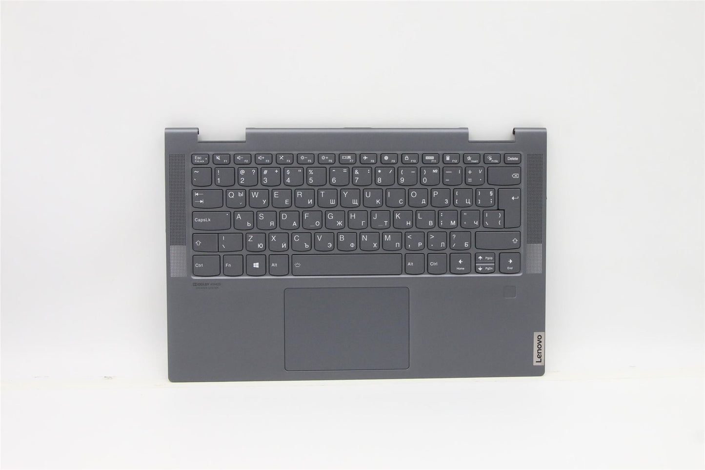 Lenovo Yoga 7-14ACN6 Palmrest Cover Touchpad Keyboard Bulgarian Grey 5CB1D12416