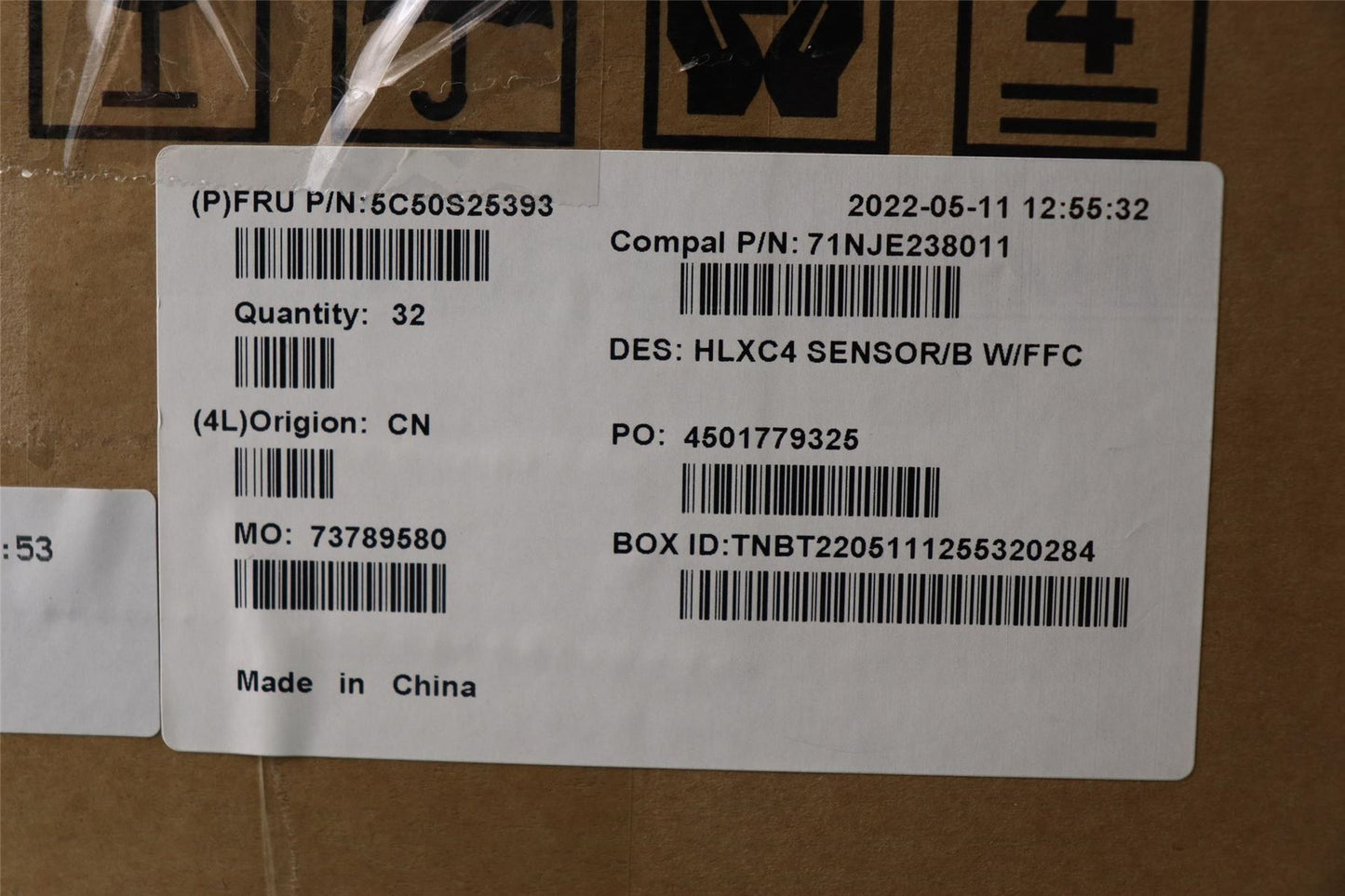 Lenovo Sensor_Board C 21DM w/FFC 5C50S25393