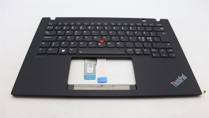 Lenovo ThinkPad T14s Gen 4 Keyboard Palmrest Top Cover Nordic Black 5M11L59379