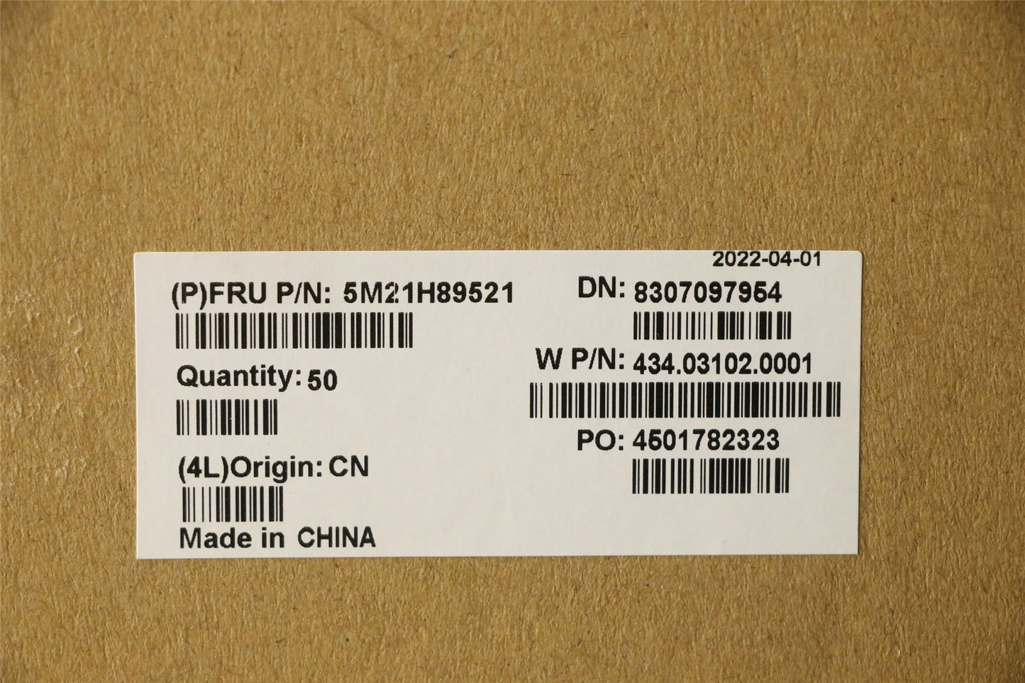 Lenovo MECHANICAL FRU PD Miscellaneous package 5M21H89521
