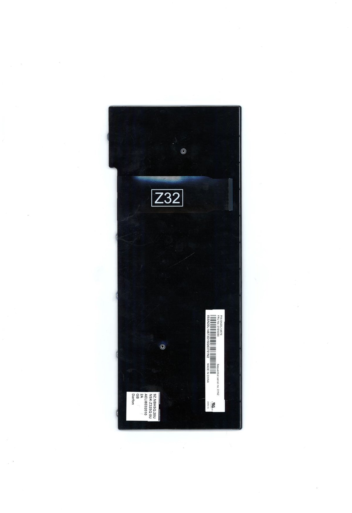 Lenovo Chicony UK English Keyboard 01EN051