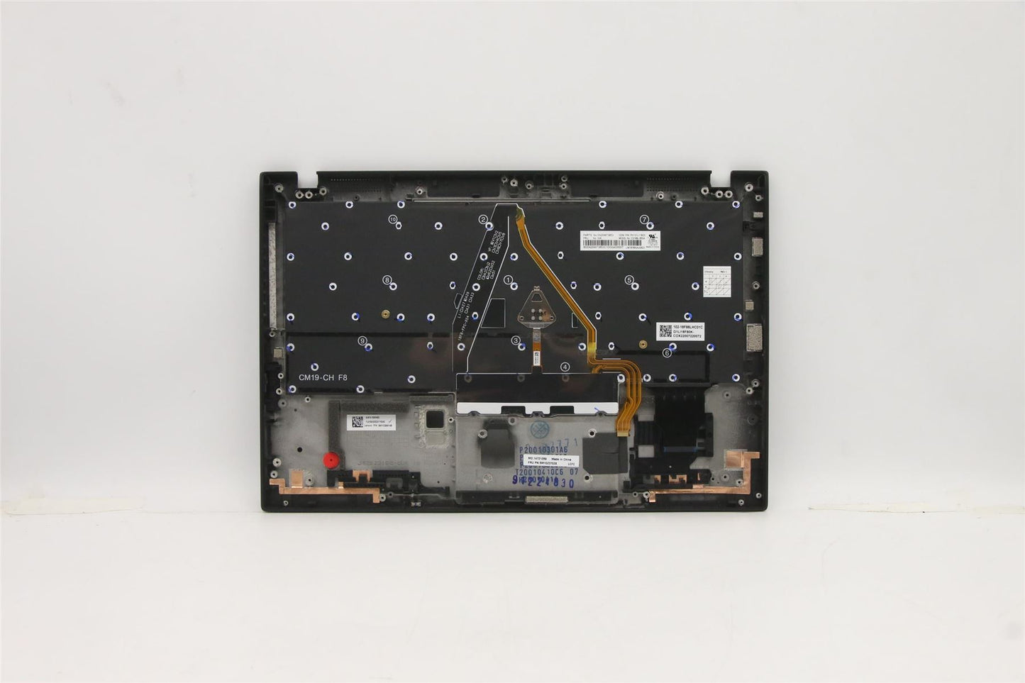 Lenovo Carbon X1 8th Keyboard Palmrest Top Cover German Black 5M10Z37028