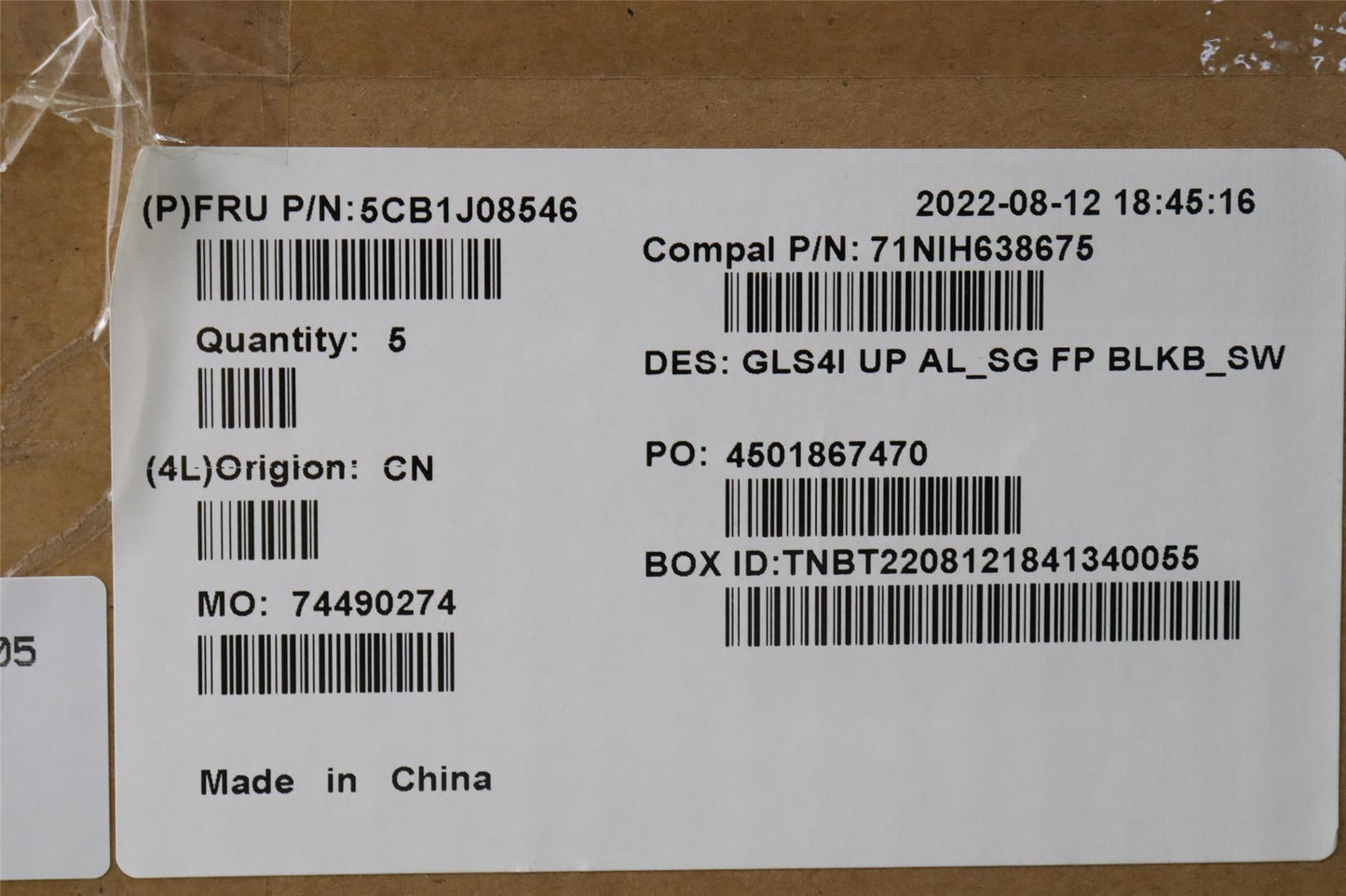 Lenovo IdeaPad 5 14IAL7 5 14ABA7 Palmrest Cover Touchpad Keyboard 5CB1J08546