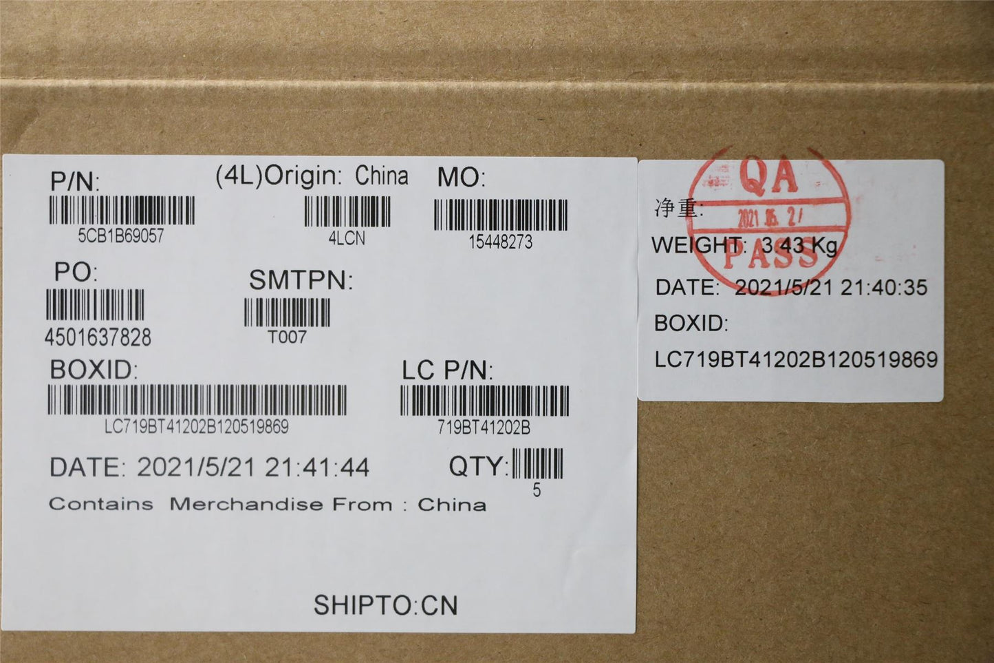 Lenovo IdeaPad 3-15ITL6 Palmrest Touchpad Cover Keyboard US Europe 5CB1B69057
