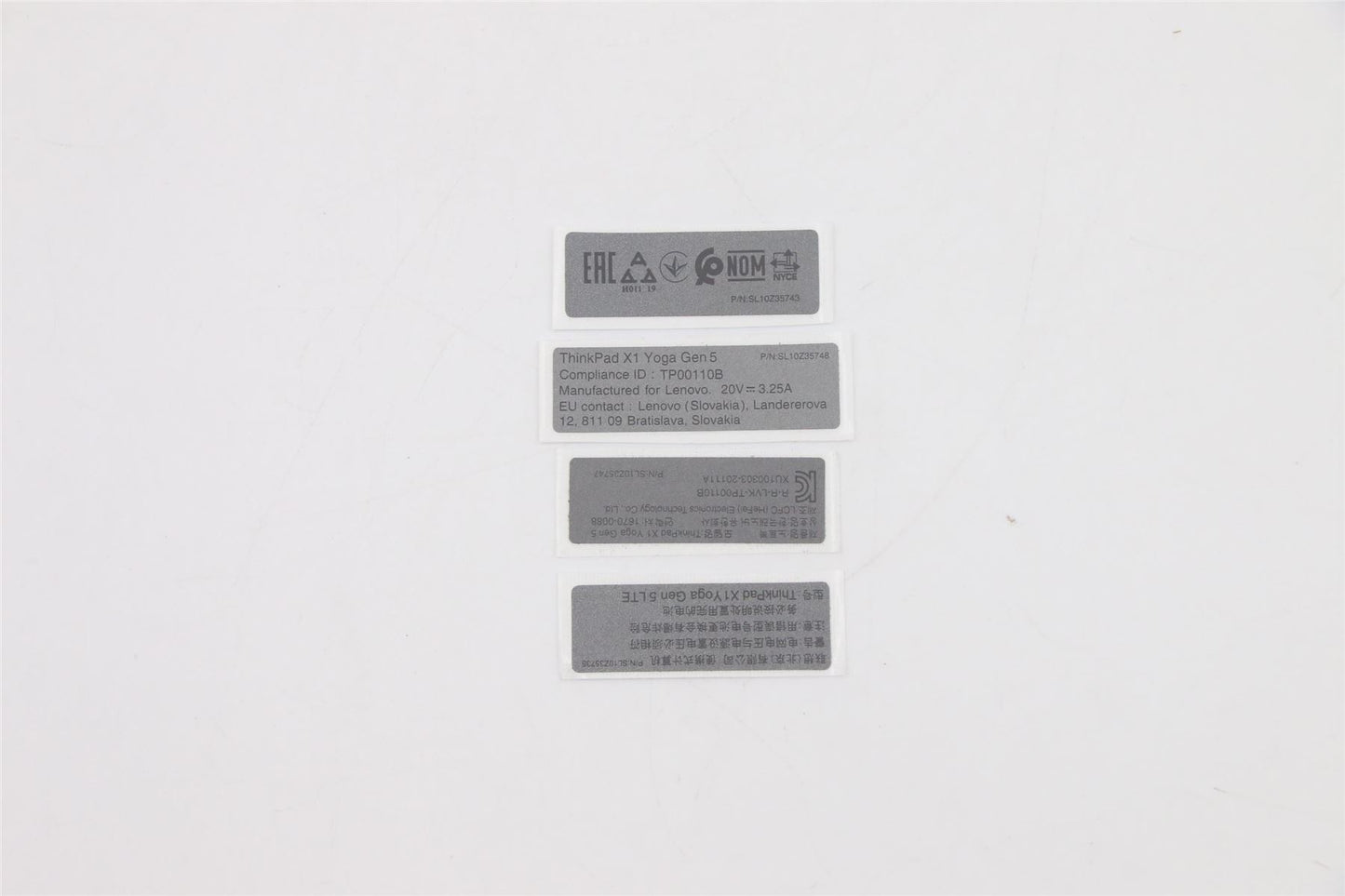 Lenovo Yoga X1 5th Gen Screw Screws Set Kit 5L10V15309