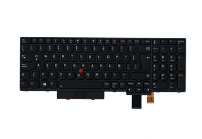 Lenovo ThinkPad T570 P51s Keyboard Latin Spanish Black Backlit 01ER544