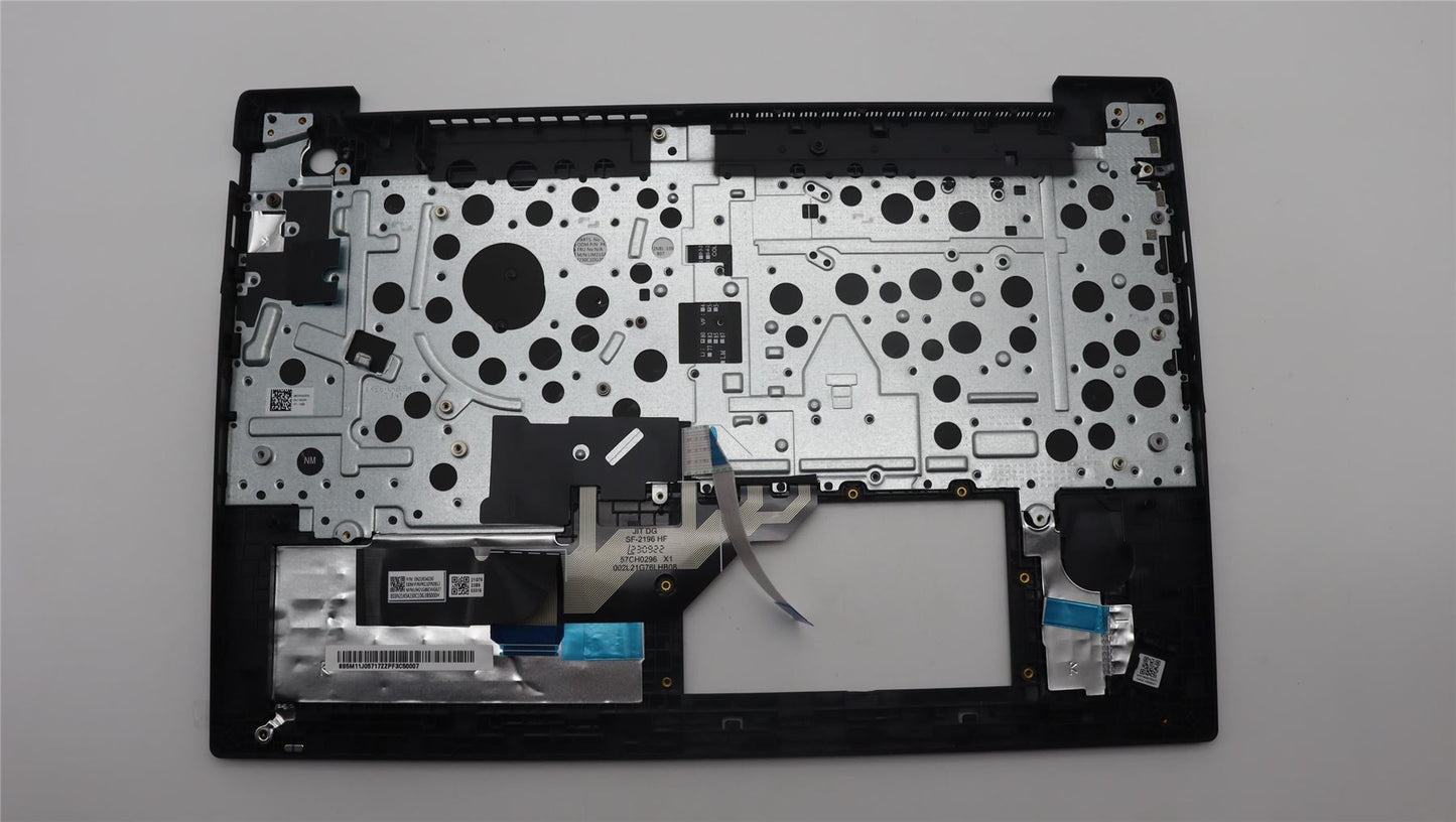 Lenovo ThinkPad E16 Gen 1 Palmrest Cover Keyboard Swiss Black Backlit 5M11J05717