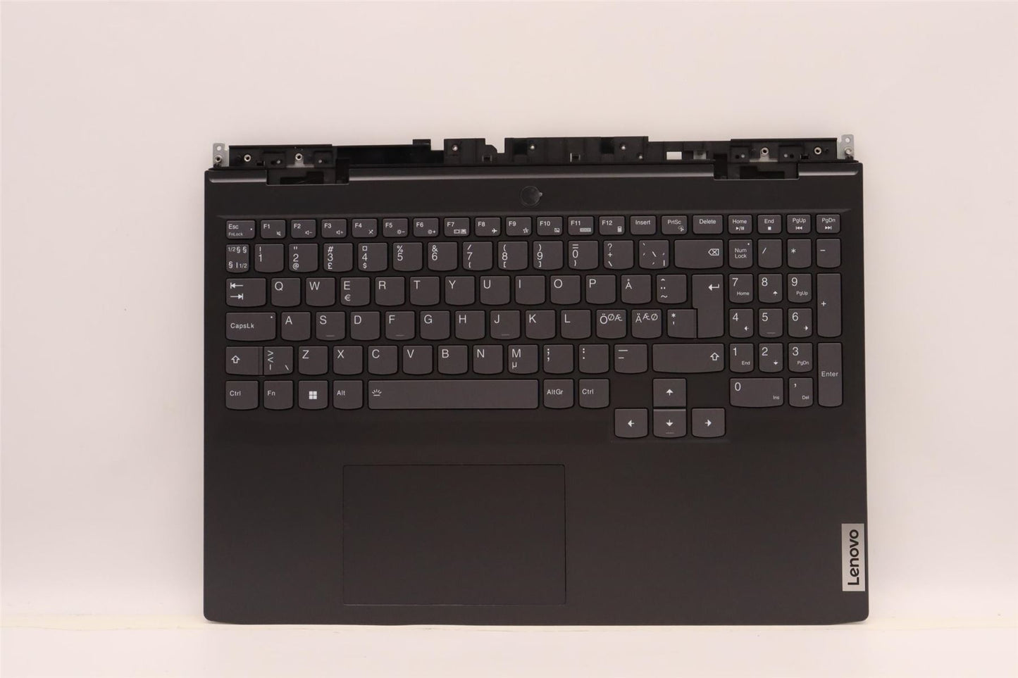 Lenovo IdeaPad 3 16IAH7 Palmrest Cover Touchpad Keyboard Nordic Black 5CB1J09530