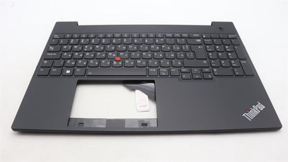Lenovo ThinkPad E16 Gen 1 Keyboard Palmrest Top Cover Bulgarian Black 5M11J05745